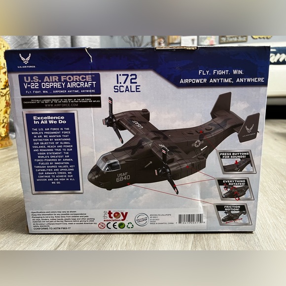 US Air Force Cargo plane toy - Picture 4 of 5